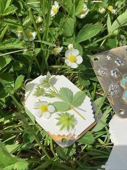 Miroken | Mini Flower Press | Compact Botanical Keepsake Maker | Portable Craft Tool