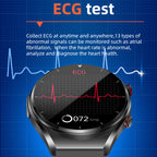 Miroken | One-Click Blood Sugar|Blood Glucose Blood Pressure ECG|ECG HRV Heart Rate Monitor Health Smart Watch