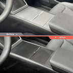 [Real Carbon Fiber] Center Console Panel Cover for Tesla Model Y Juniper 2025+