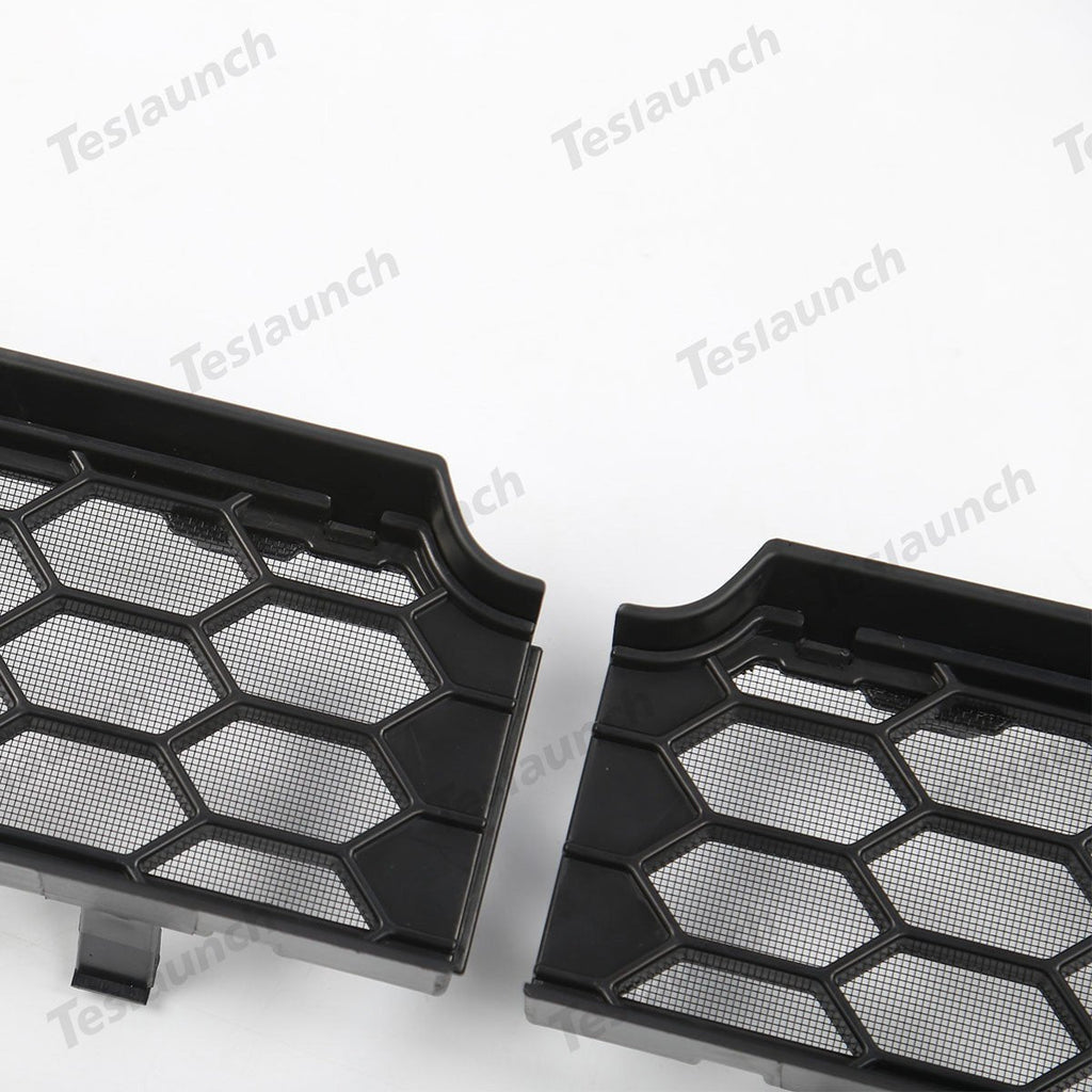 Split Front Bumper Protective Mesh Grill Panel for Tesla Model YL 6-Seater 2026+
