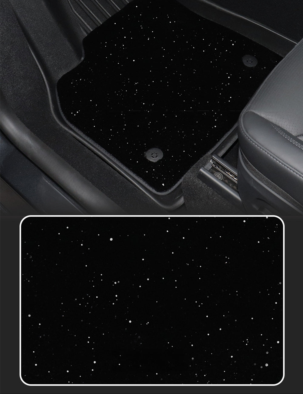 Miroken TPE+Carpet Double Layer Floor Mats for Model Y Juniper