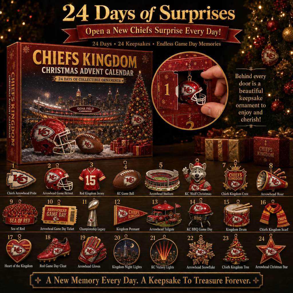 Chiefs Kingdom Football Christmas Advent Calendar