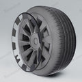 20'' Induction Wheels All-In-One Rim Protector For Tesla Model Y Replacement (1 PC)