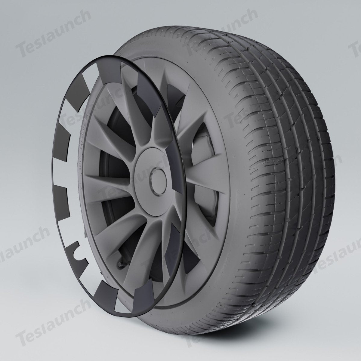 20'' Induction Wheels All-In-One Rim Protector For Tesla Model Y Replacement (1 PC)