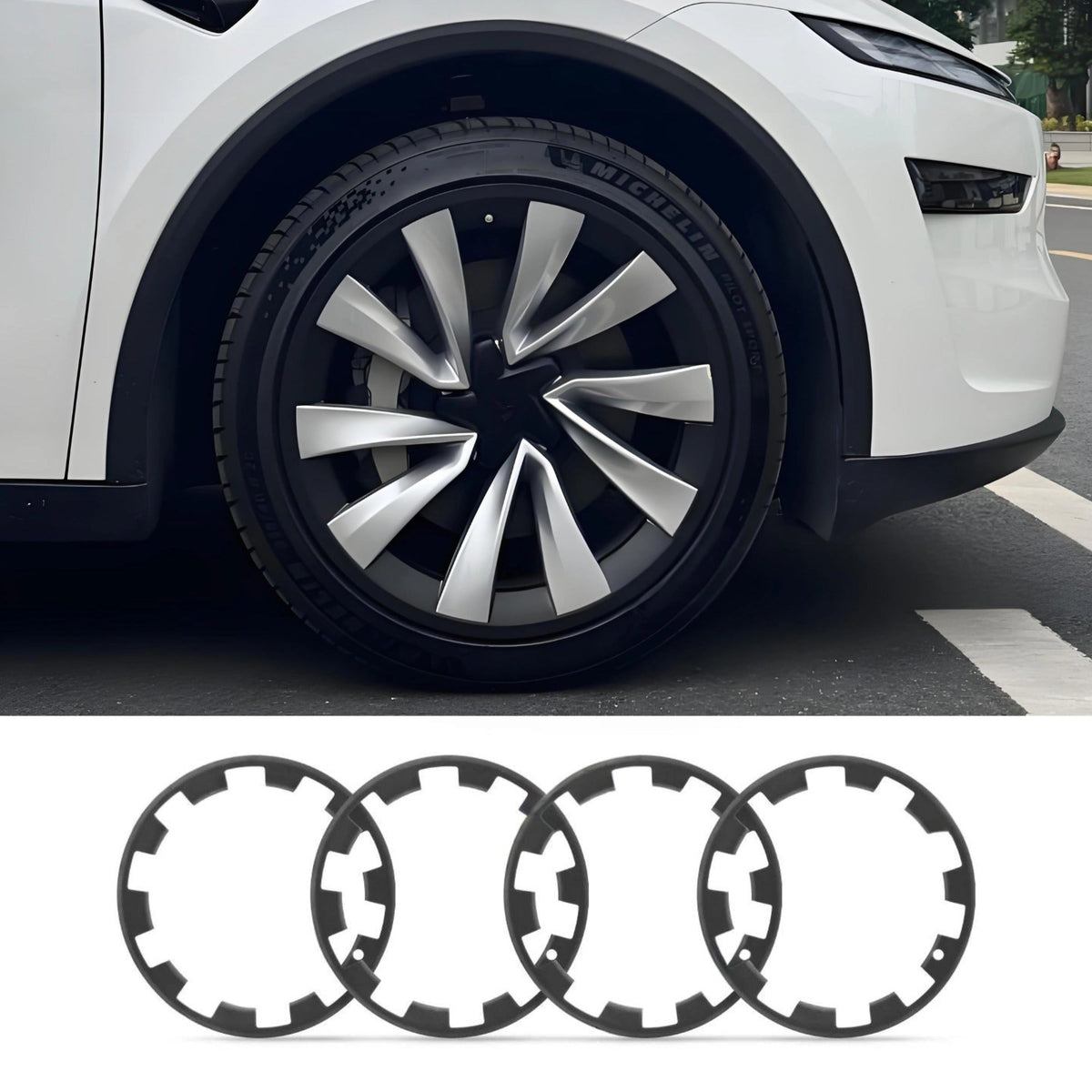 20″ Wheel Rim Protectors for Model Y Juniper (4PCS)
