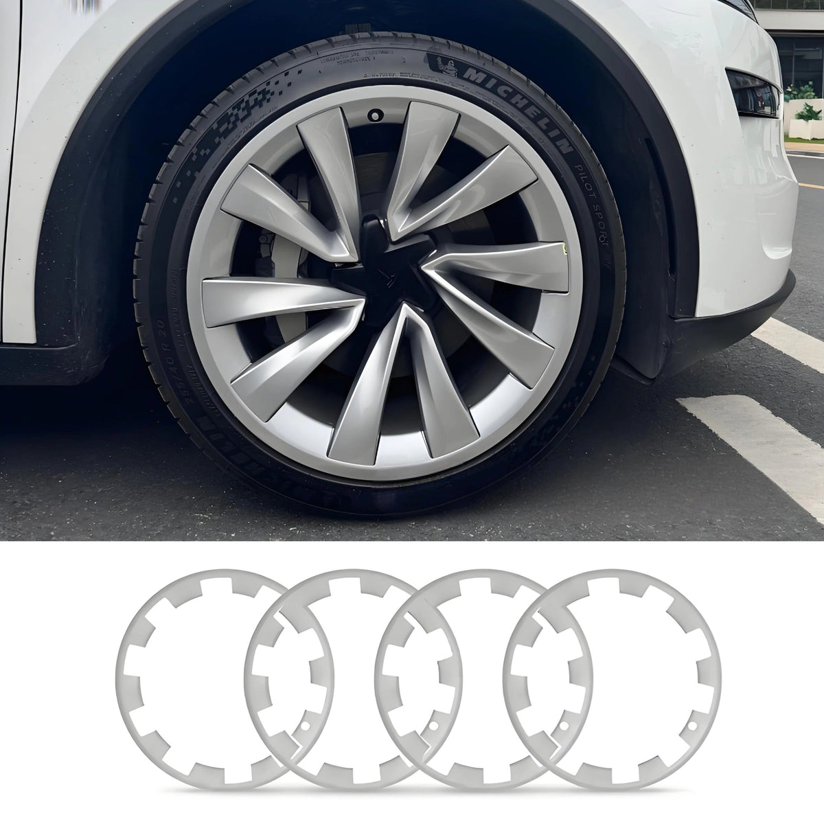 20″ Wheel Rim Protectors for Model Y Juniper (4PCS)