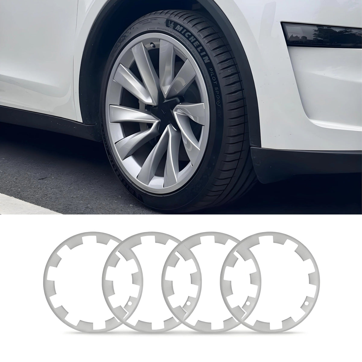 20″ Wheel Rim Protectors for Model Y Juniper (4PCS)
