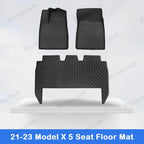 2021-2026 Model X Floor Mat Trunk Mat Cargo Liner All-Weather TPE