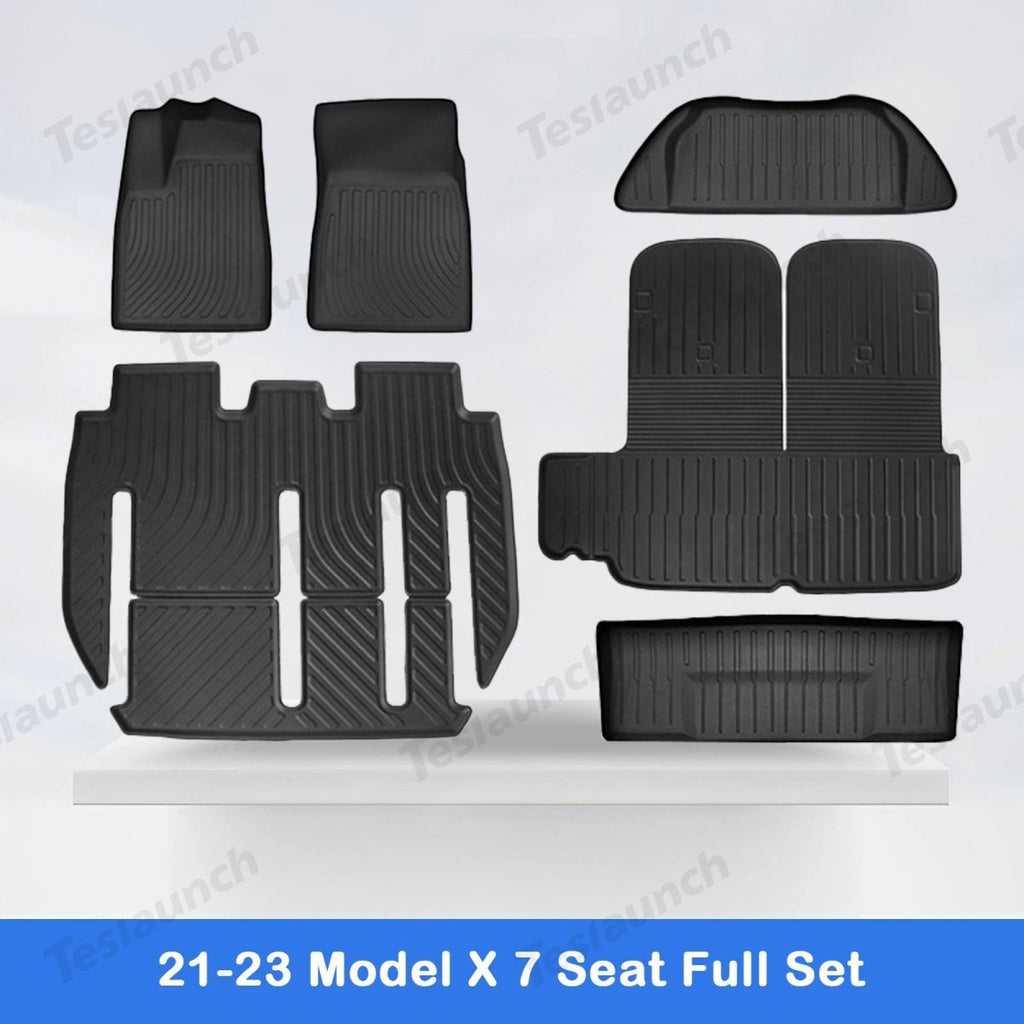 2021-2026 Model X Floor Mat Trunk Mat Cargo Liner All-Weather TPE