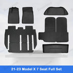 2021-2026 Model X Floor Mat Trunk Mat Cargo Liner All-Weather TPE