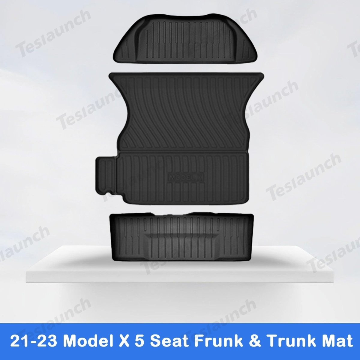 2021-2026 Model X Floor Mat Trunk Mat Cargo Liner All-Weather TPE