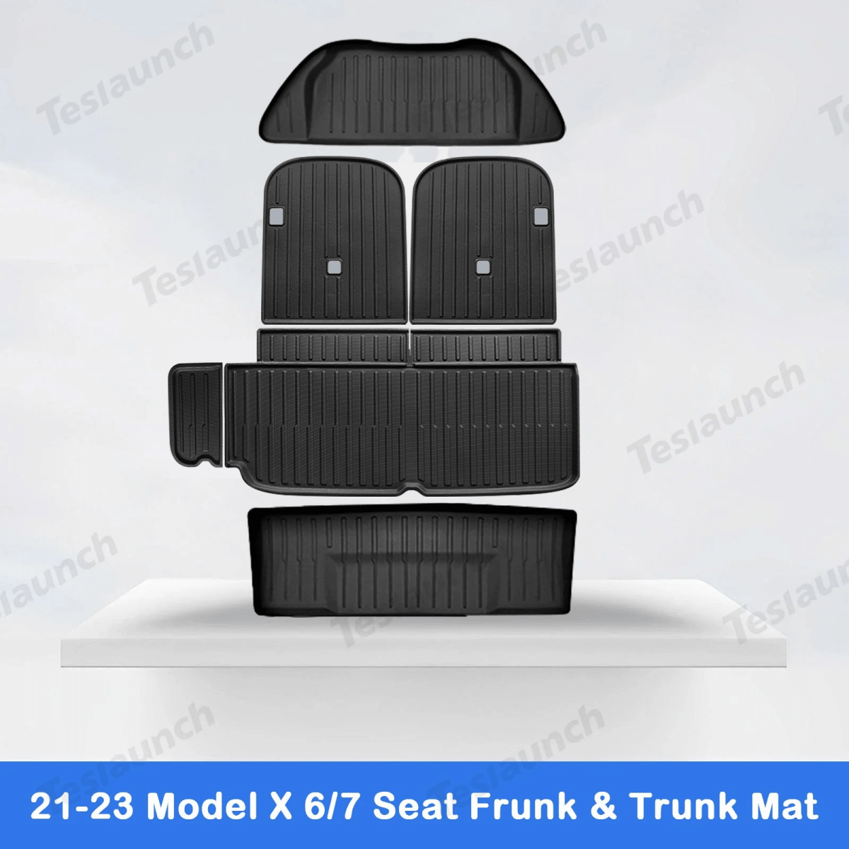 2021-2026 Model X Floor Mat Trunk Mat Cargo Liner All-Weather TPE