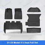 2021-2026 Model X Floor Mat Trunk Mat Cargo Liner All-Weather TPE