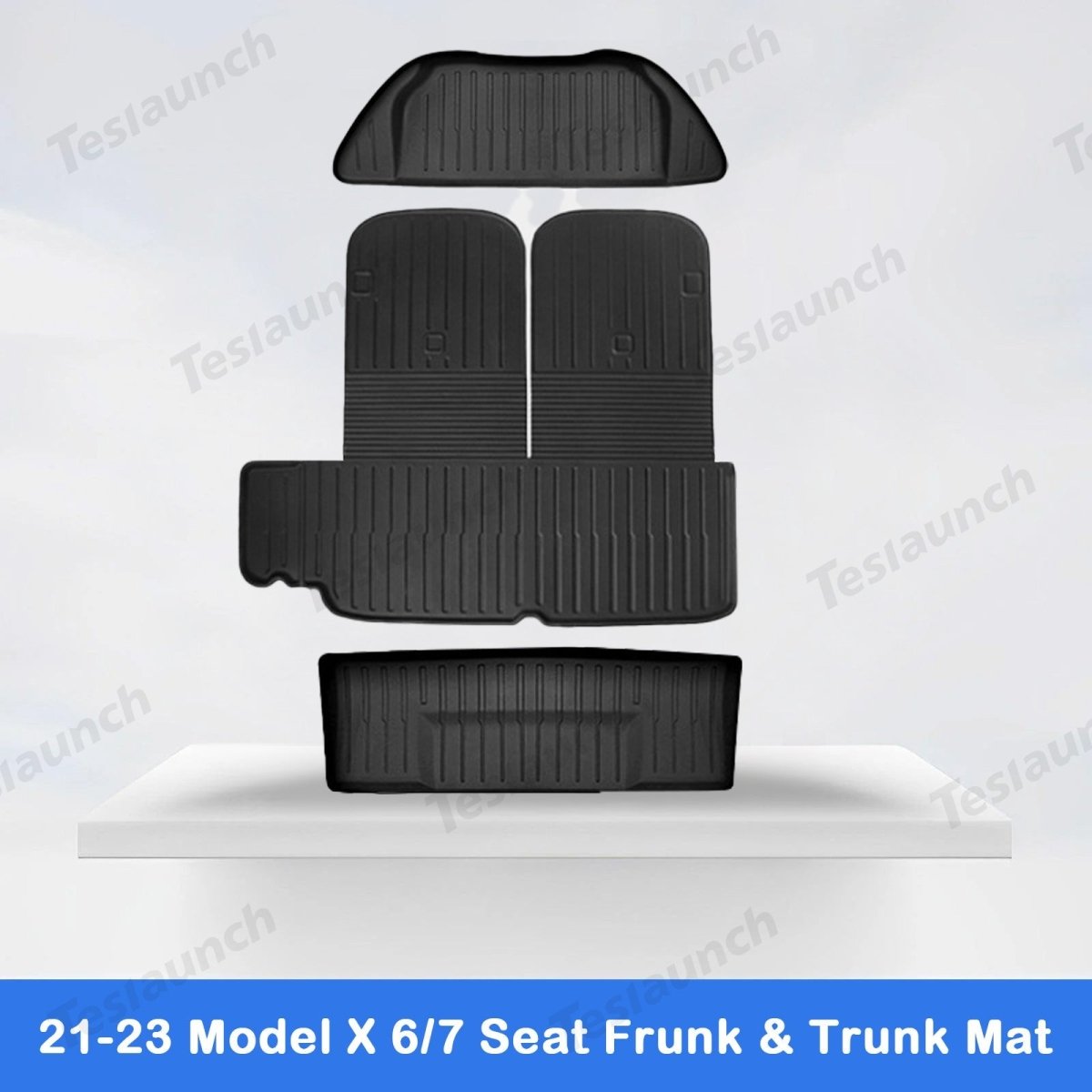 2021-2026 Model X Floor Mat Trunk Mat Cargo Liner All-Weather TPE