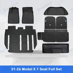 2021-2026 Model X Floor Mat Trunk Mat Cargo Liner All-Weather TPE