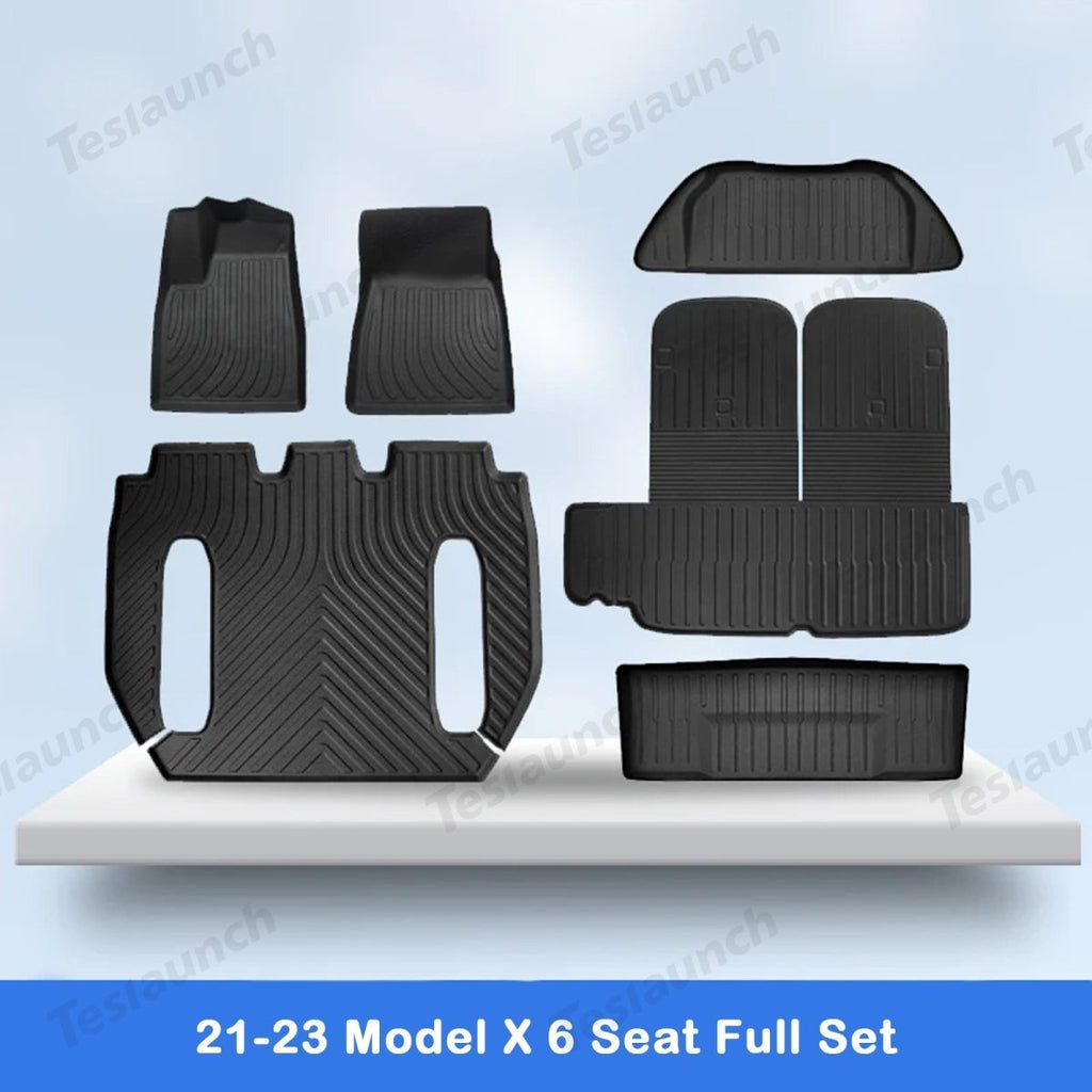 2021-2026 Model X Floor Mat Trunk Mat Cargo Liner All-Weather TPE