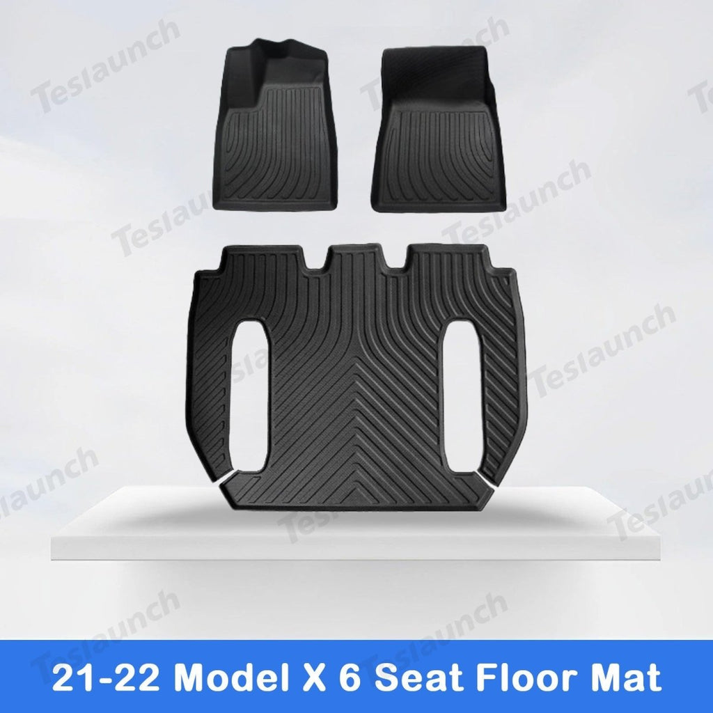 2021-2026 Model X Floor Mat Trunk Mat Cargo Liner All-Weather TPE
