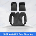 2021-2026 Model X Floor Mat Trunk Mat Cargo Liner All-Weather TPE