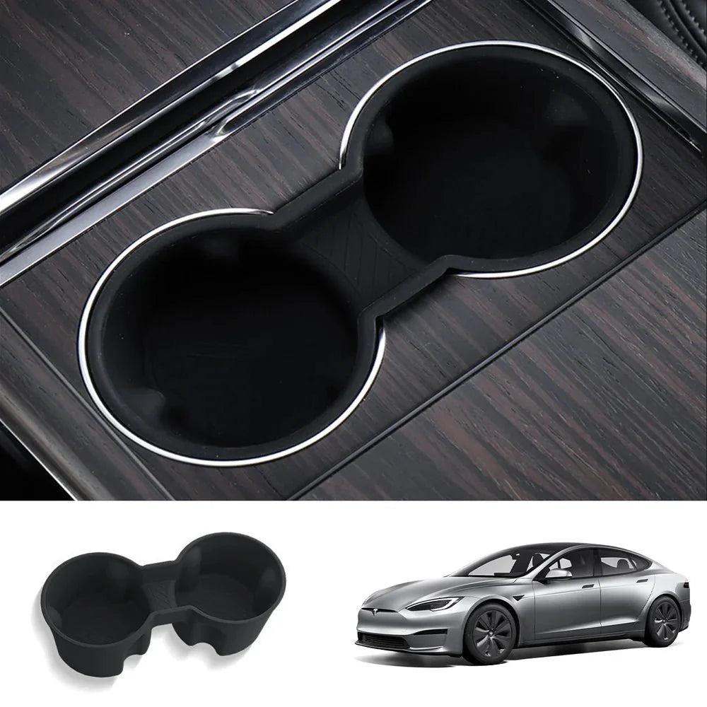 2021+ Model X/S Cup Holder Insert For Tesla Plaid/Long Range Version