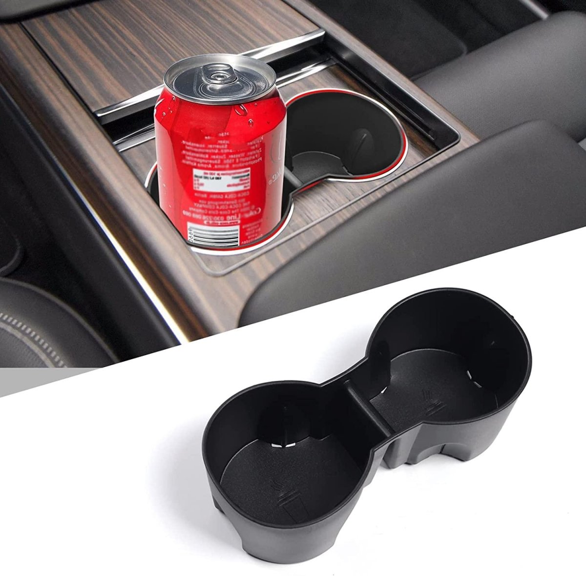 2021+ Model X/S Cup Holder Insert For Tesla Plaid/Long Range Version