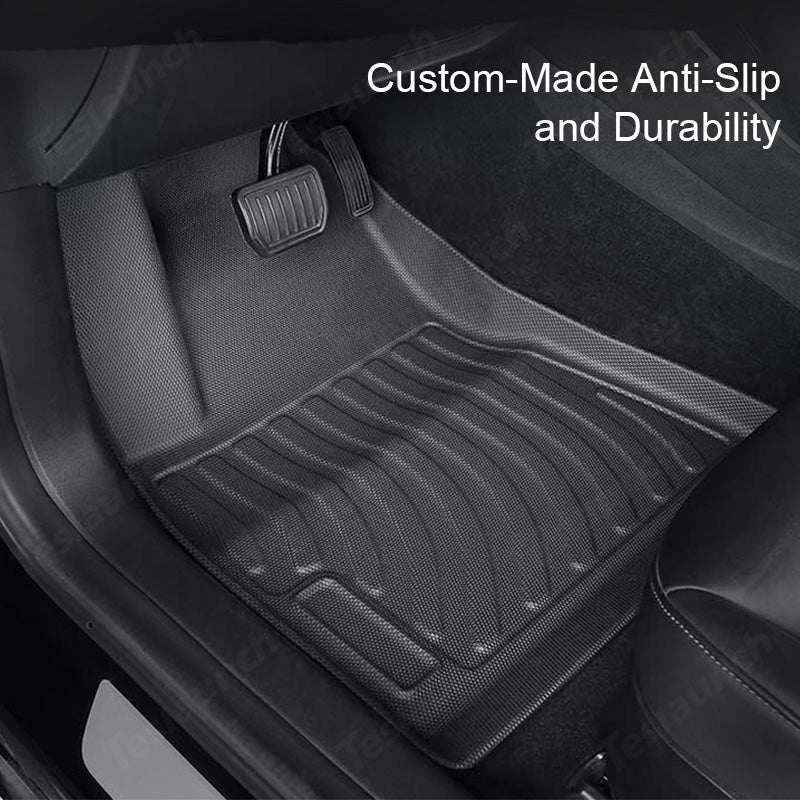 2024+ Model 3 Highland All-Weather Floor Mats Full Set Trunk Mat Cargo Mat Frunk Cargo Liner for Tesla