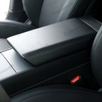 2024+ Model 3 Highland Armrest Cover (Carbon Fiber Pattern ABS) For Tesla