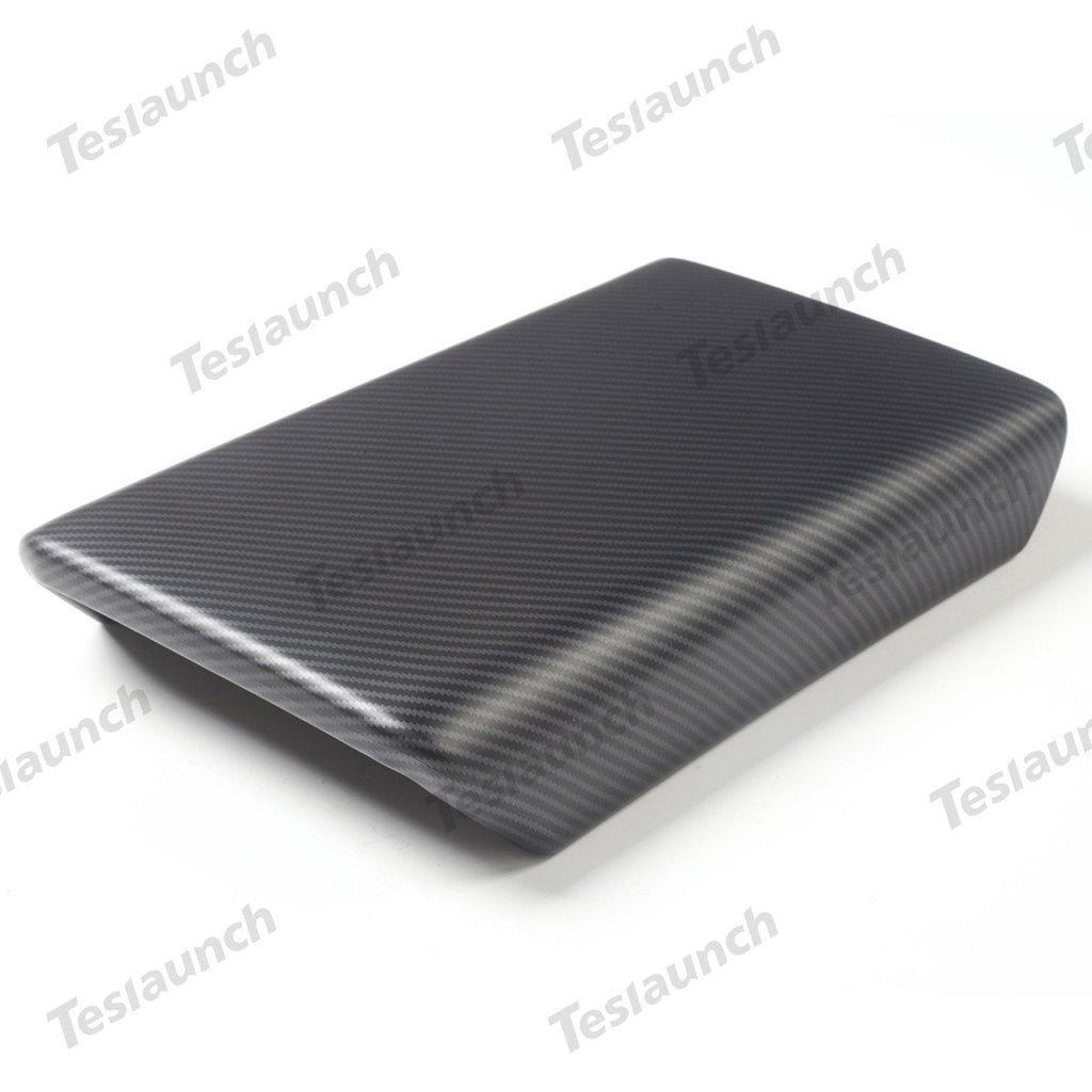 2024+ Model 3 Highland Armrest Cover (Carbon Fiber Pattern ABS) For Tesla
