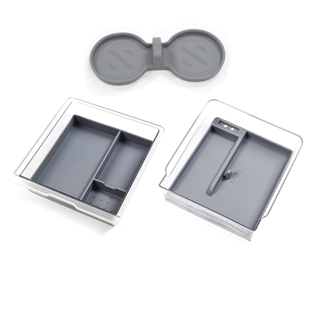 2024+ Model 3 Highland Center Console Organizer Tray Designed For  Armrest Storage Box Cup pad Wireless charging pad Set