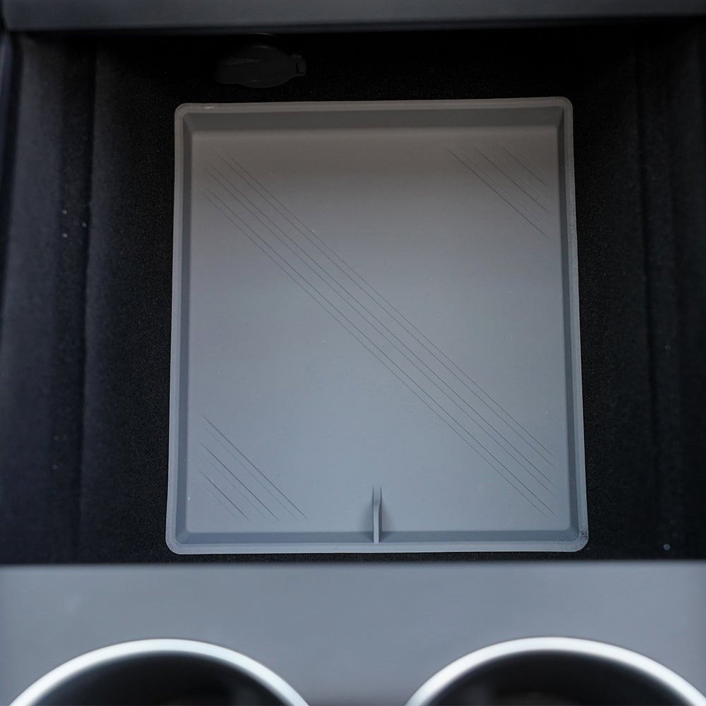 2024+ Model 3 Highland Center Console Organizer Tray Designed For  Armrest Storage Box Cup pad Wireless charging pad Set
