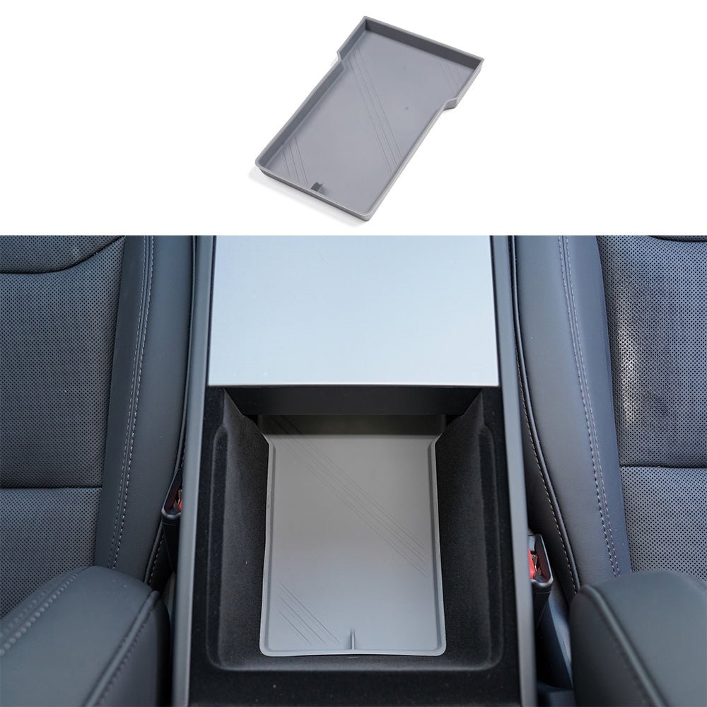 2024+ Model 3 Highland Center Console Organizer Tray Designed For  Armrest Storage Box Cup pad Wireless charging pad Set