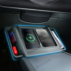 2024+ Model 3 Highland  Central Control Wireless Charging Silicone Pad Storage Box For Tesla
