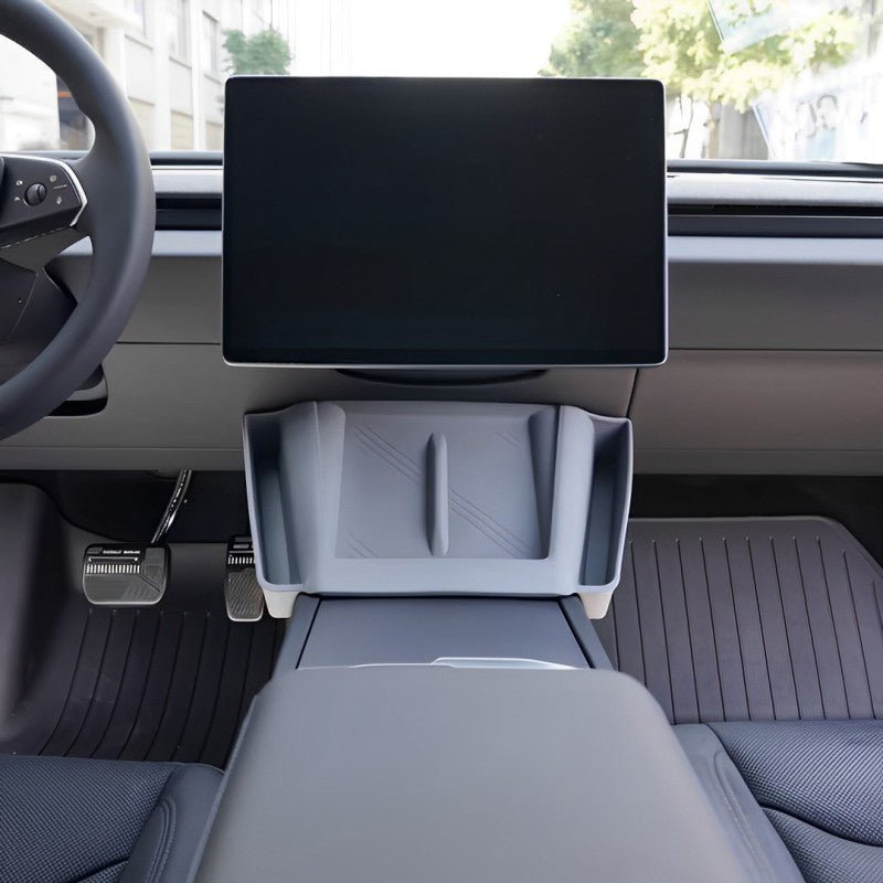 2024+ Model 3 Highland  Central Control Wireless Charging Silicone Pad Storage Box For Tesla
