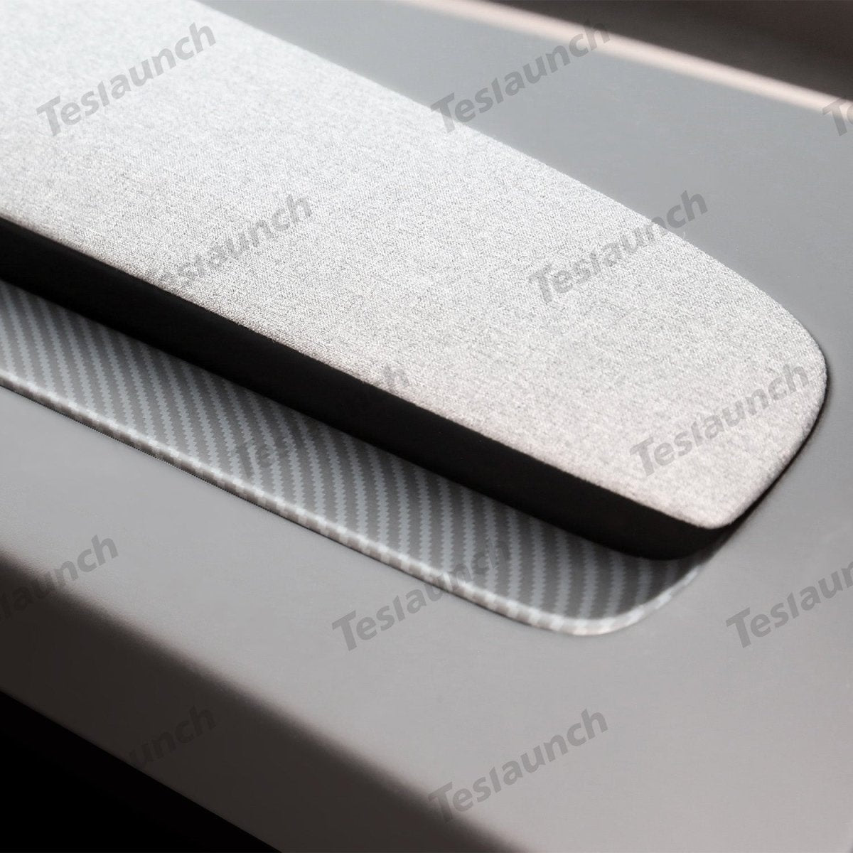 2024+ Model 3 Highland Dashboard Cover Segmented Long Decorative Strip (Carbon Fiber Pattern ABS) for Tesla