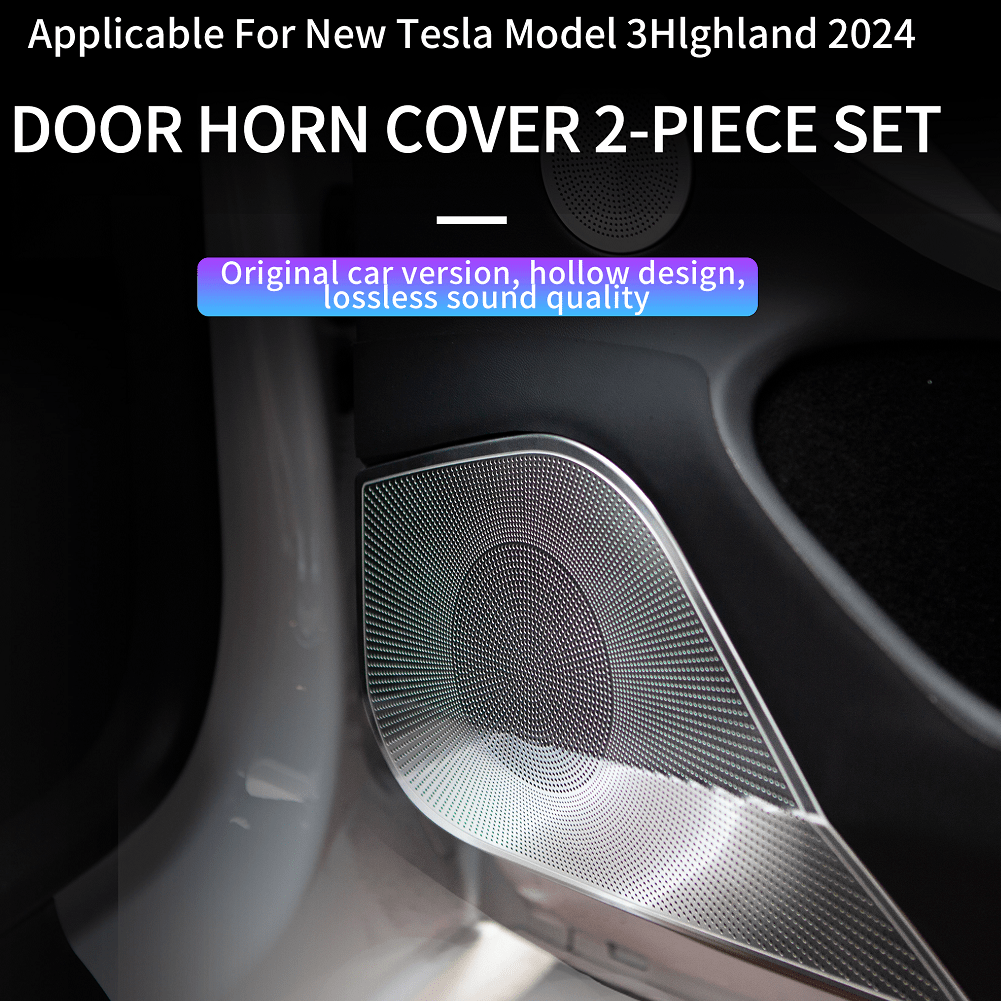 2024+ Model 3 Highland Door Speaker Protective Cover Rear Exhaust Air Vent Protective Cover