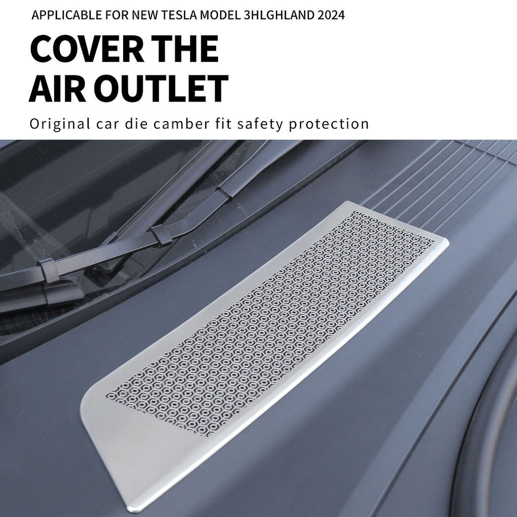 2024+ Model 3 Highland Door Speaker Protective Cover Rear Exhaust Air Vent Protective Cover