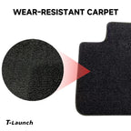 2024+ Model 3 Highland Floor Mats All Weather Double Layer Flocking TPE For Tesla