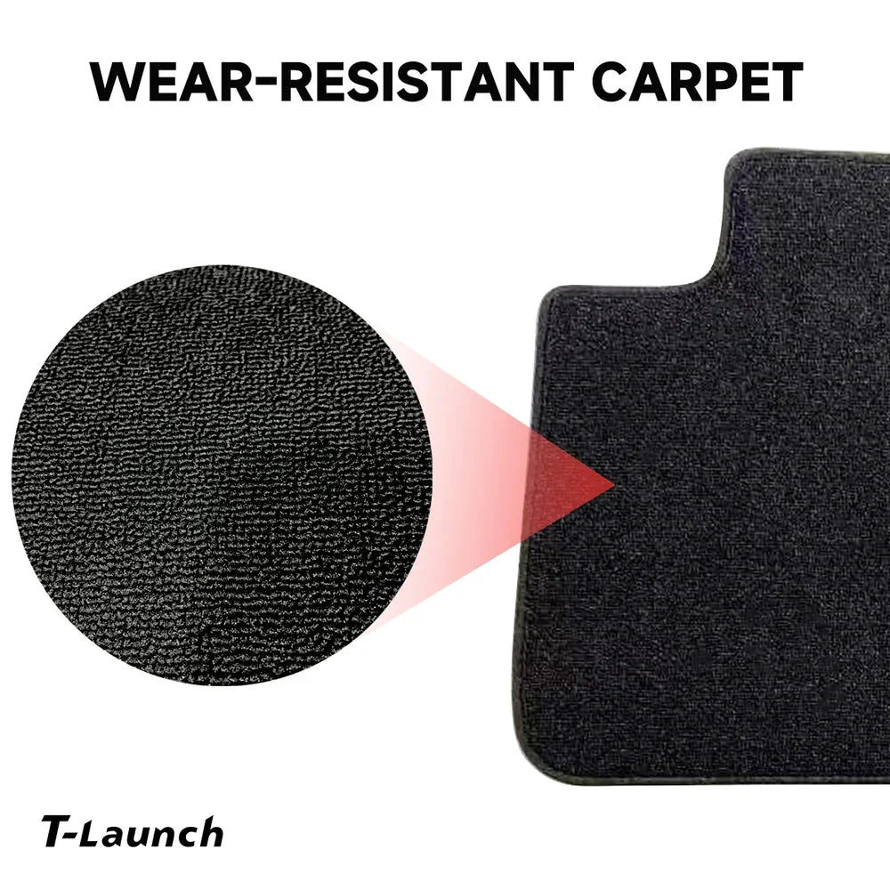 2024+ Model 3 Highland Floor Mats All Weather Double Layer Flocking TPE For Tesla