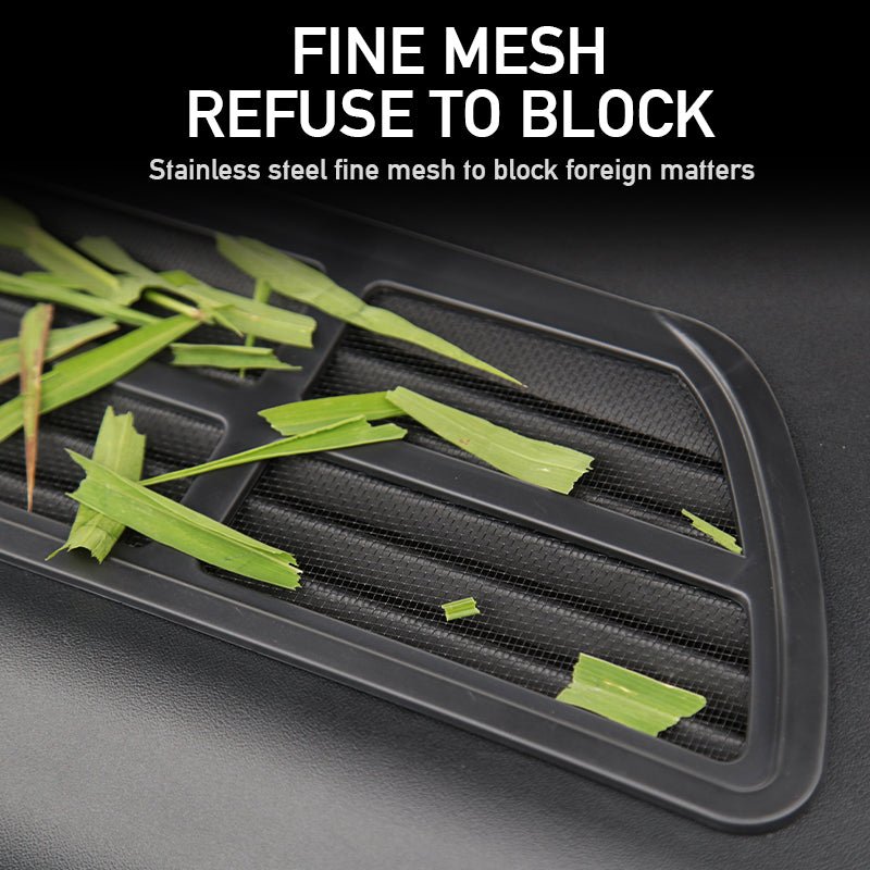 2024+ Model 3 Highland Front Standby Storage Box Cover Air Conditioner Air Inlet Protective Mesh Grill Panel for Tesla