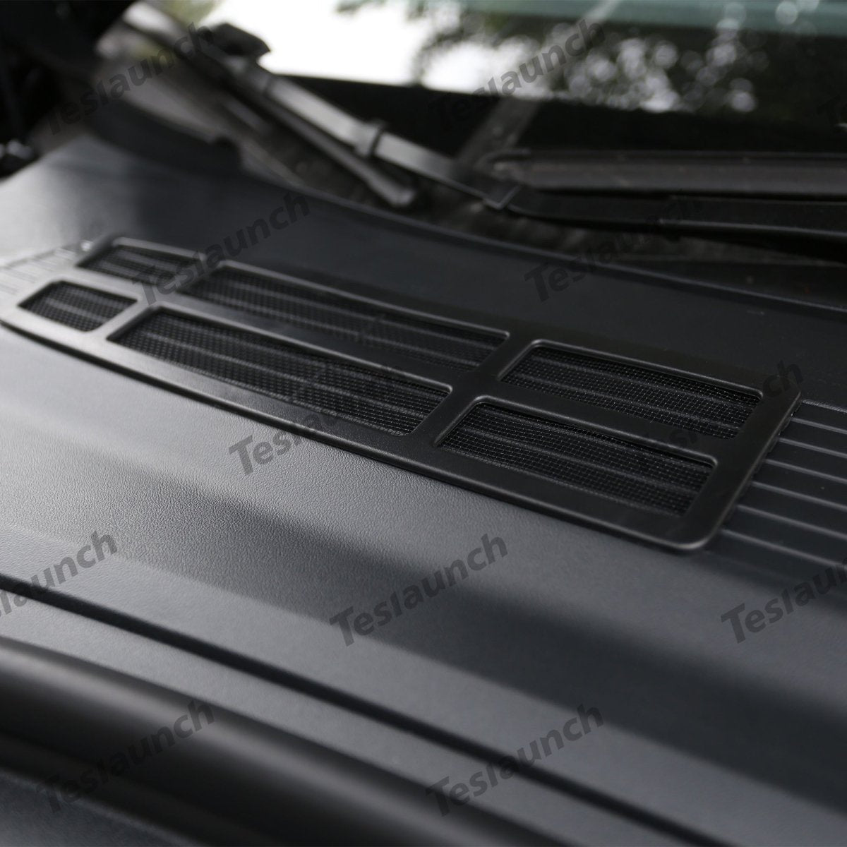 2024+ Model 3 Highland Front Standby Storage Box Cover Air Conditioner Air Inlet Protective Mesh Grill Panel for Tesla