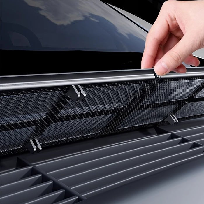 2024+ Model 3 Highland Front Standby Storage Box Cover Air Conditioner Air Inlet Protective Mesh Grill Panel for Tesla