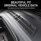 2024+ Model 3 Highland Front Standby Storage Box Cover Air Conditioner Air Inlet Protective Mesh Grill Panel for Tesla