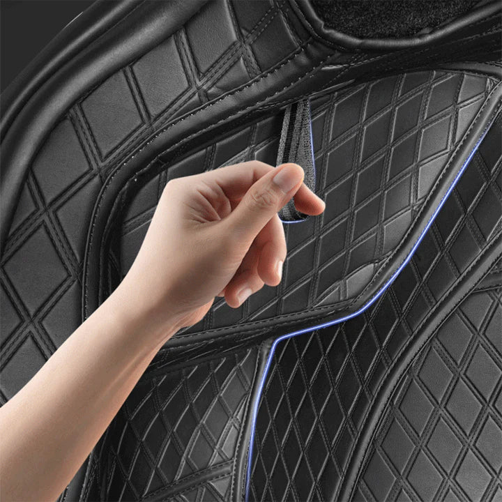 2024+ Model 3 Highland Fully Covered Premium Leather Frunk & Trunk Mat for Tesla