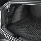 2024+ Model 3 Highland Fully Covered Premium Leather Frunk & Trunk Mat for Tesla