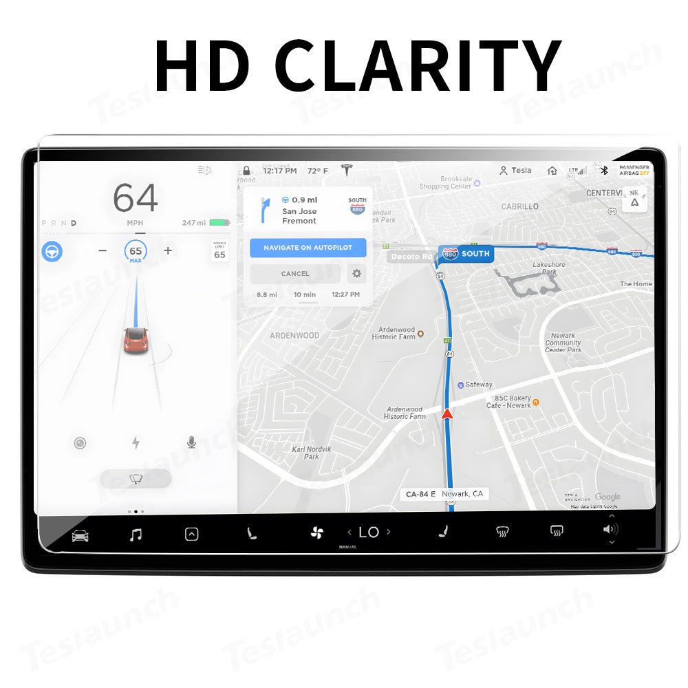 2024+ Model 3 Highland Tempered Glass Screen Protector For Tesla