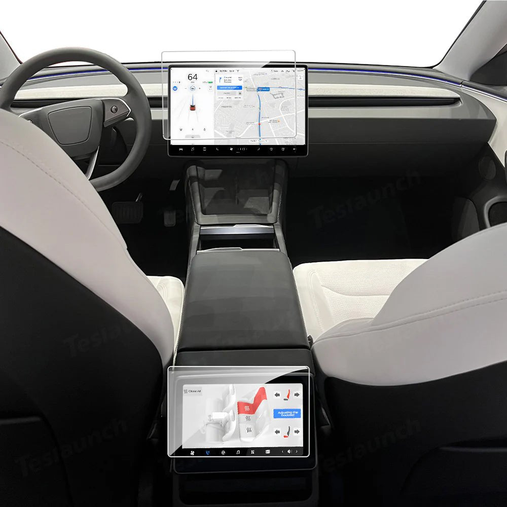 2024+ Model 3 Highland Tempered Glass Screen Protector For Tesla