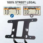 2024+ Tesla Model 3 Highland Front License Plate Holder – No Drill, Anti-Theft Bracket Mounting Kit
