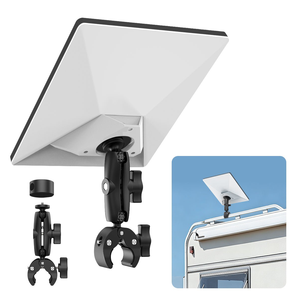 2025 New Version Adjustable Clamp Mount Kit for Starlink Mini