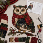 Christmas Woodland Wildlife DIY Patchwork Kit