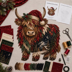 Christmas Woodland Wildlife DIY Patchwork Kit