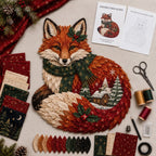 Christmas Woodland Wildlife DIY Patchwork Kit